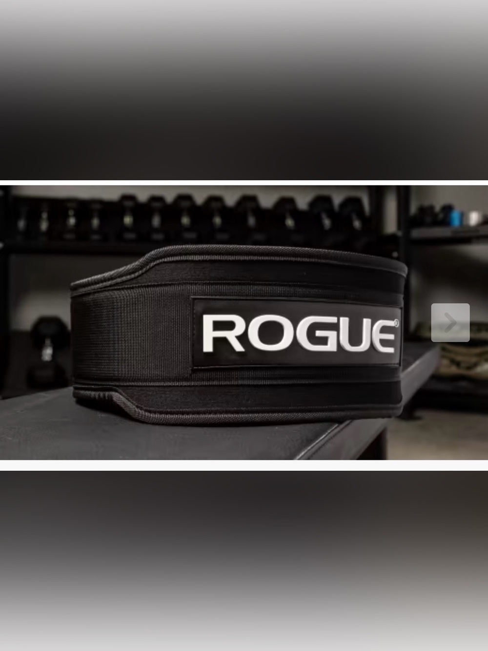 Rogue Lifting Belt Women’s Small Back Support CrossFit Gear